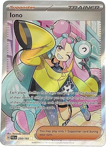 Pokemon - Iono - 254193 - Tarjeta de Arte Completo Paldea Evolved