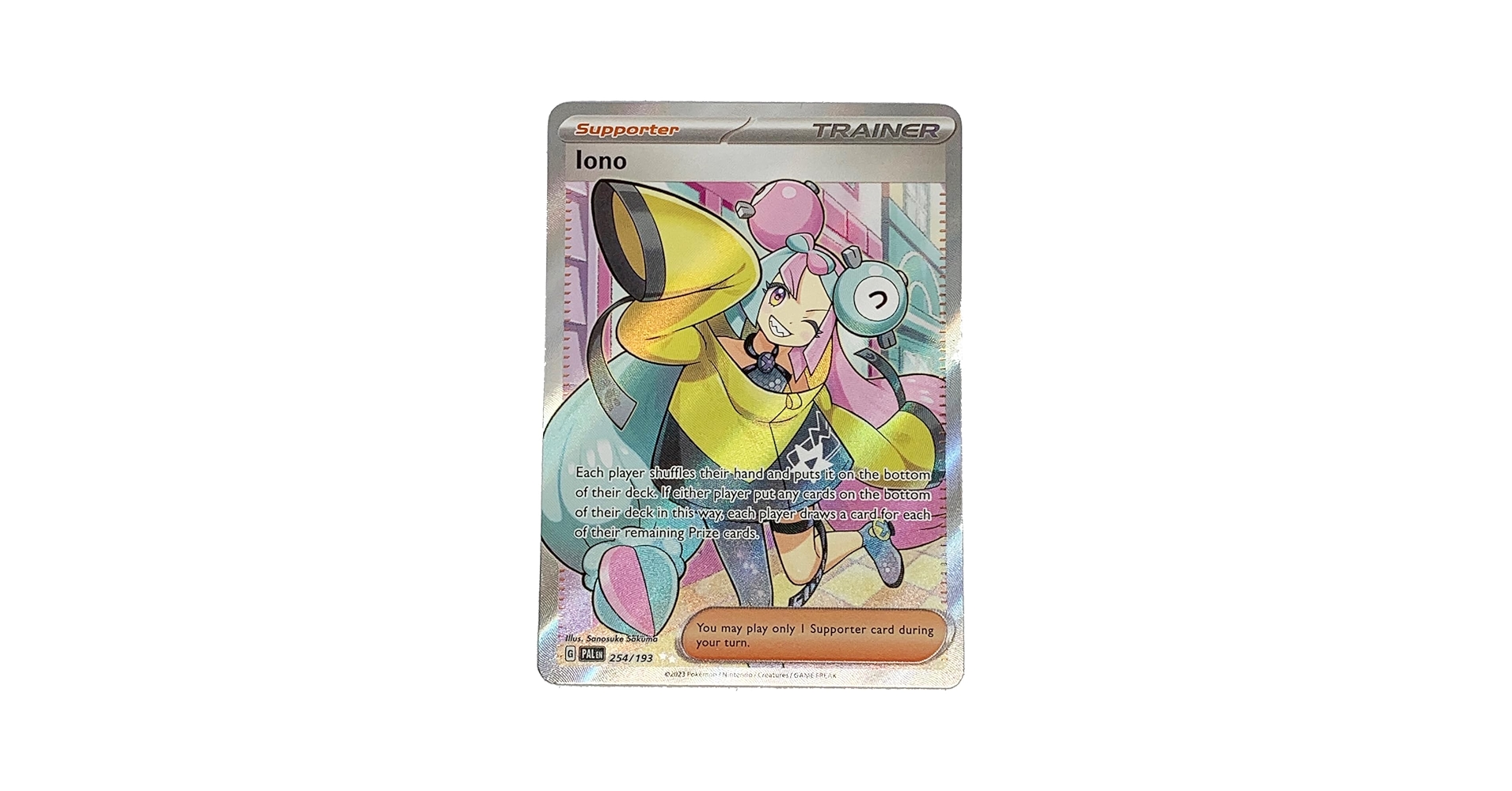 ❤️1492nonohana❤️ Amazon.com: Pokemon - Iono - 254/193 - Paldea Evolved Full