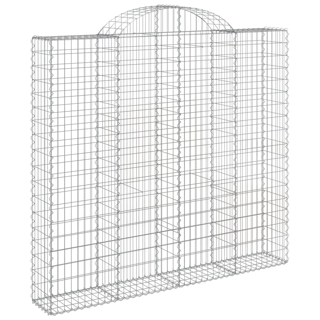 celosias Madera,celosias,Jardinera,Cestas de gaviones 9 uds Forma de Arco Hierro 200x50x180/200 cmIdeal para Jardines, Salones Donde se necesite