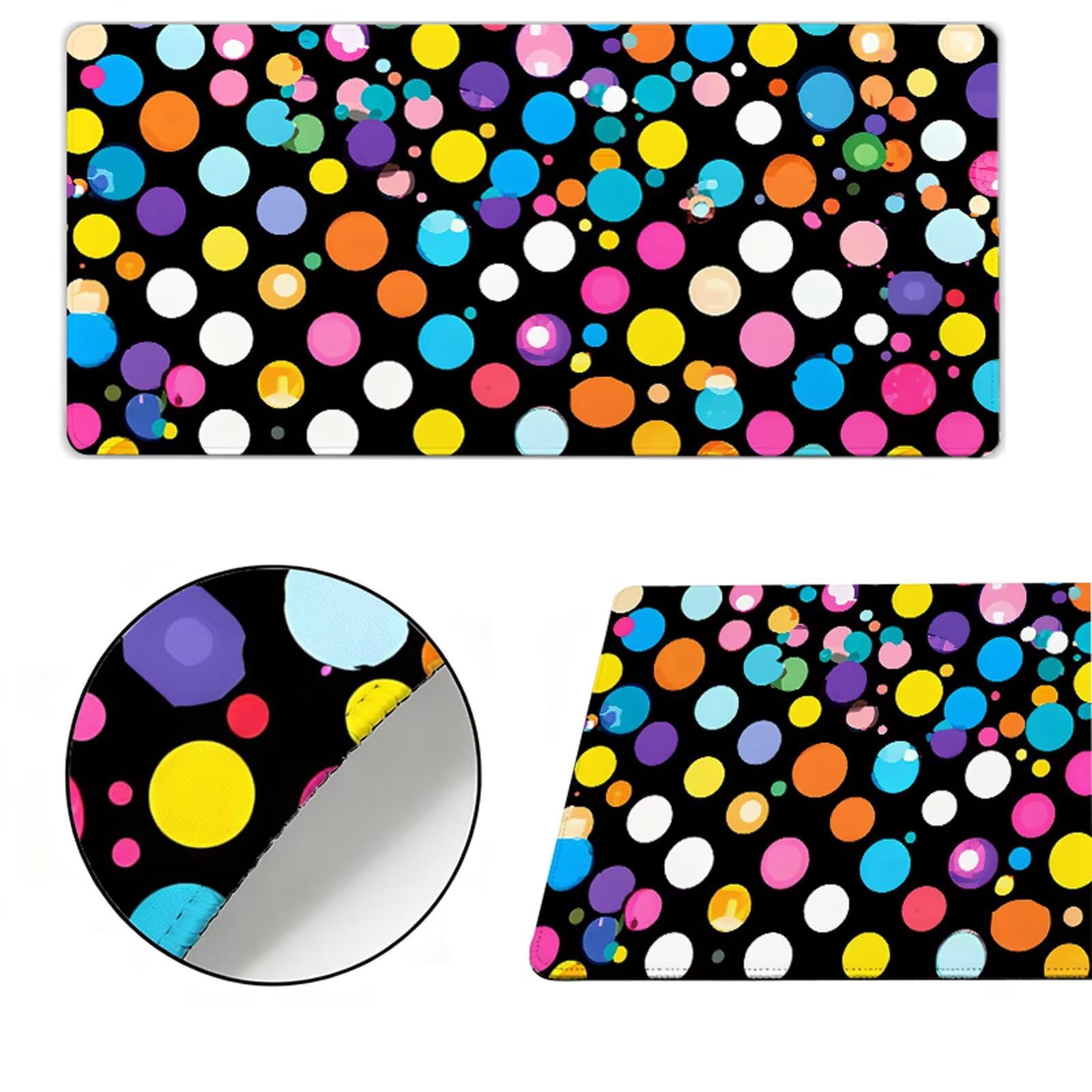 Podkładka pod mysz XXL 1200x400x3mm podkładka pod mysz czarna podkładka pod mysz kolor poprawia precyzję i szybkość, antypoślizgowe wodoodporne, szyte krawędzie, akcesoria do gier, komputer, prezent