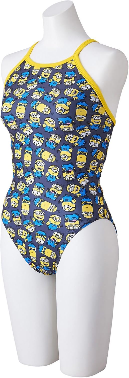 asics ワンピース水着 青 DJ'K MIZUNO Lサイズ 競泳水着 ハイカット