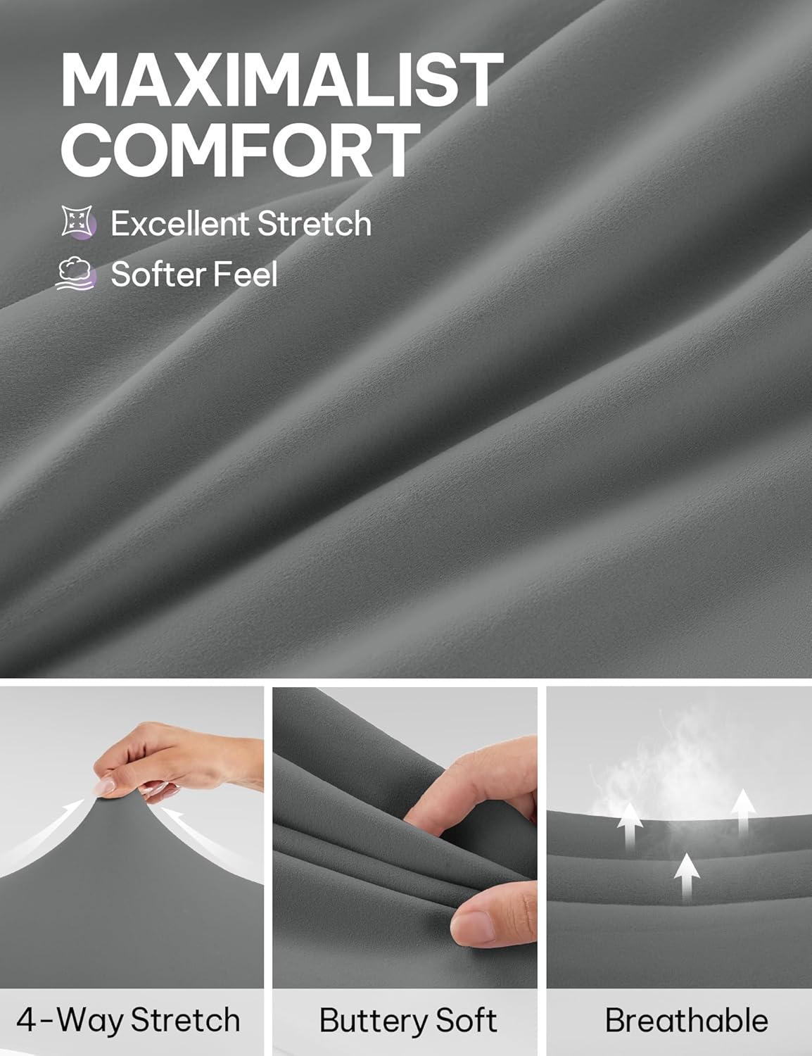 AVAMO Stretchy Work Pants Slacks for Women Pull On Dress Pants High Waisted Business Casual Office with Pockets - Image 6