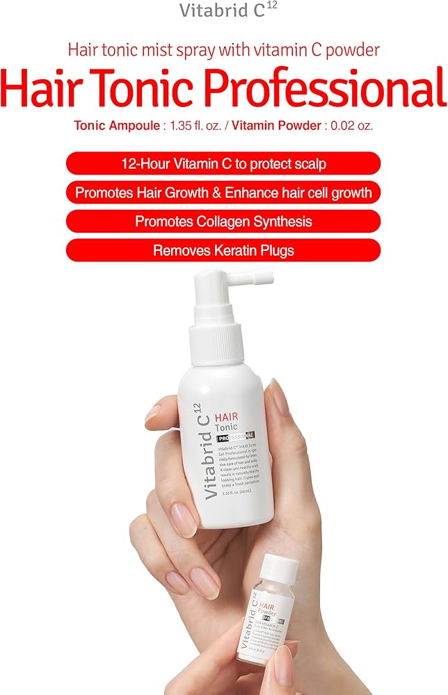 Amazon.com: Hair Scalp Tonic Professional- 12 hours Active Vitamin