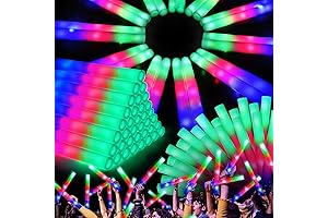 OLUPP Glow Foam Sticks Bulk Party Pack