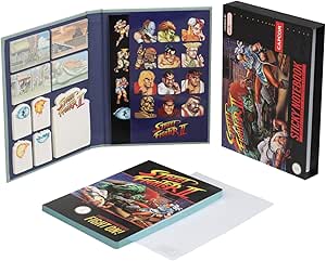 Carnet Premium A5 Street Fighter Avec Stickers Et étui - Collection Erik - Idéal Cadeau Fan