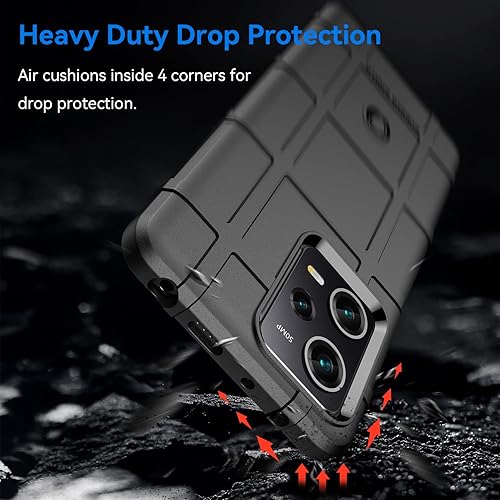 Miniatura 3 de Funda delgada para Xiaomi Poco X5 Pro, funda para Redmi Note 12 Pro 5G, resistente funda protectora con grado militar a prueba de golpes y