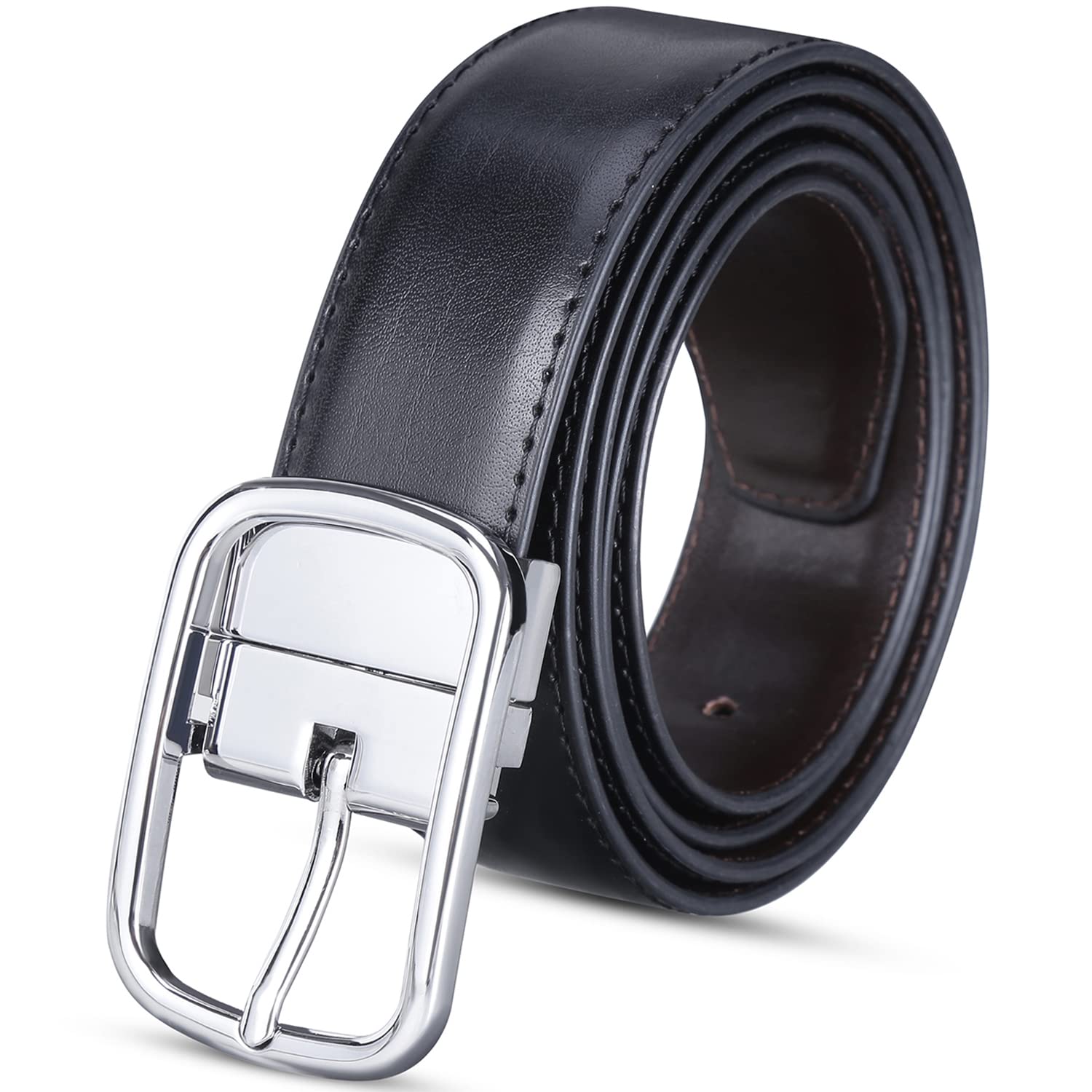 labnoft Men's PU Leather Reversible Belt-picture-22