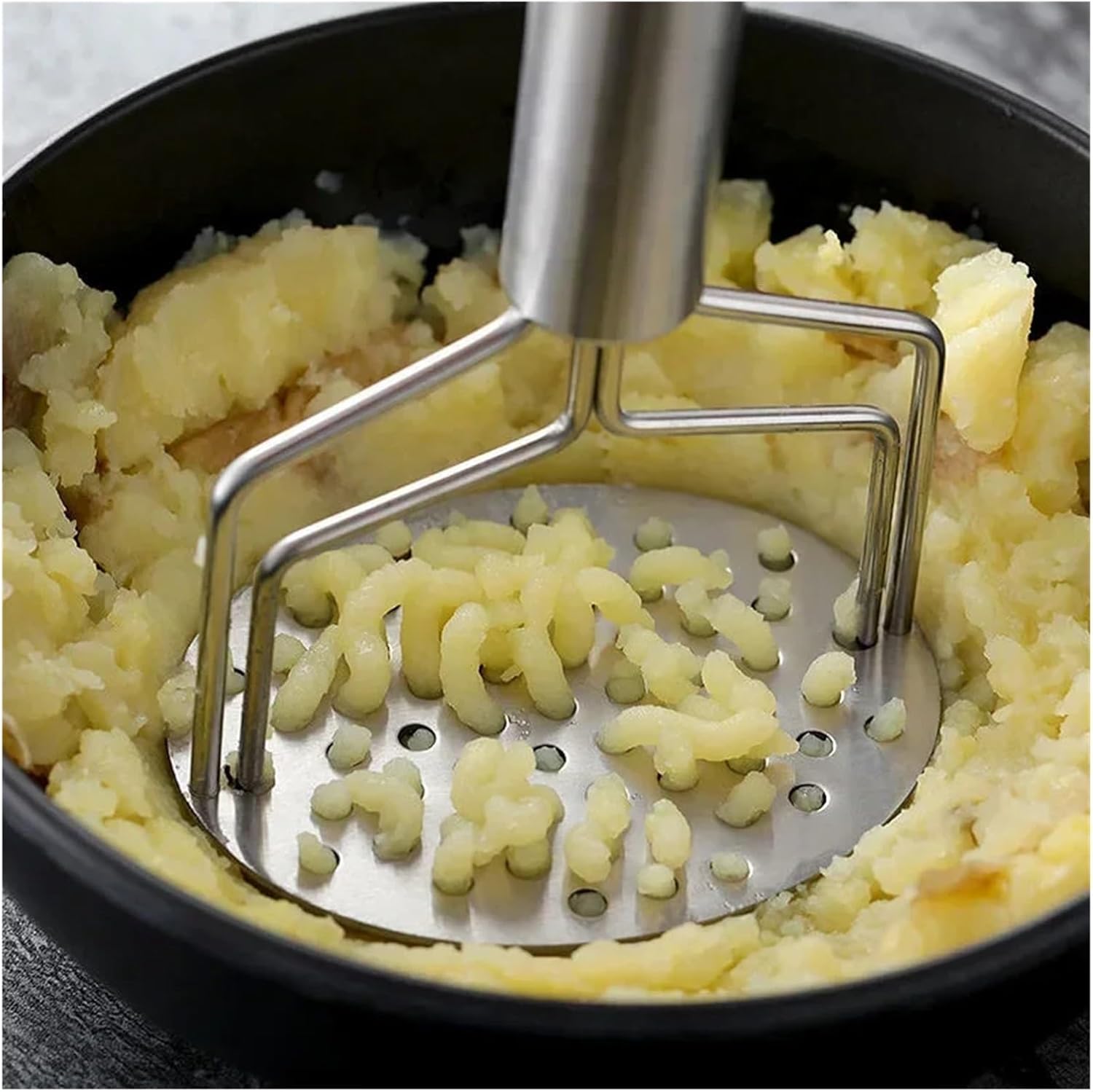 1PC Double-layer Potato Masher Press Mashed Potatoes Crusher Accessories Tools