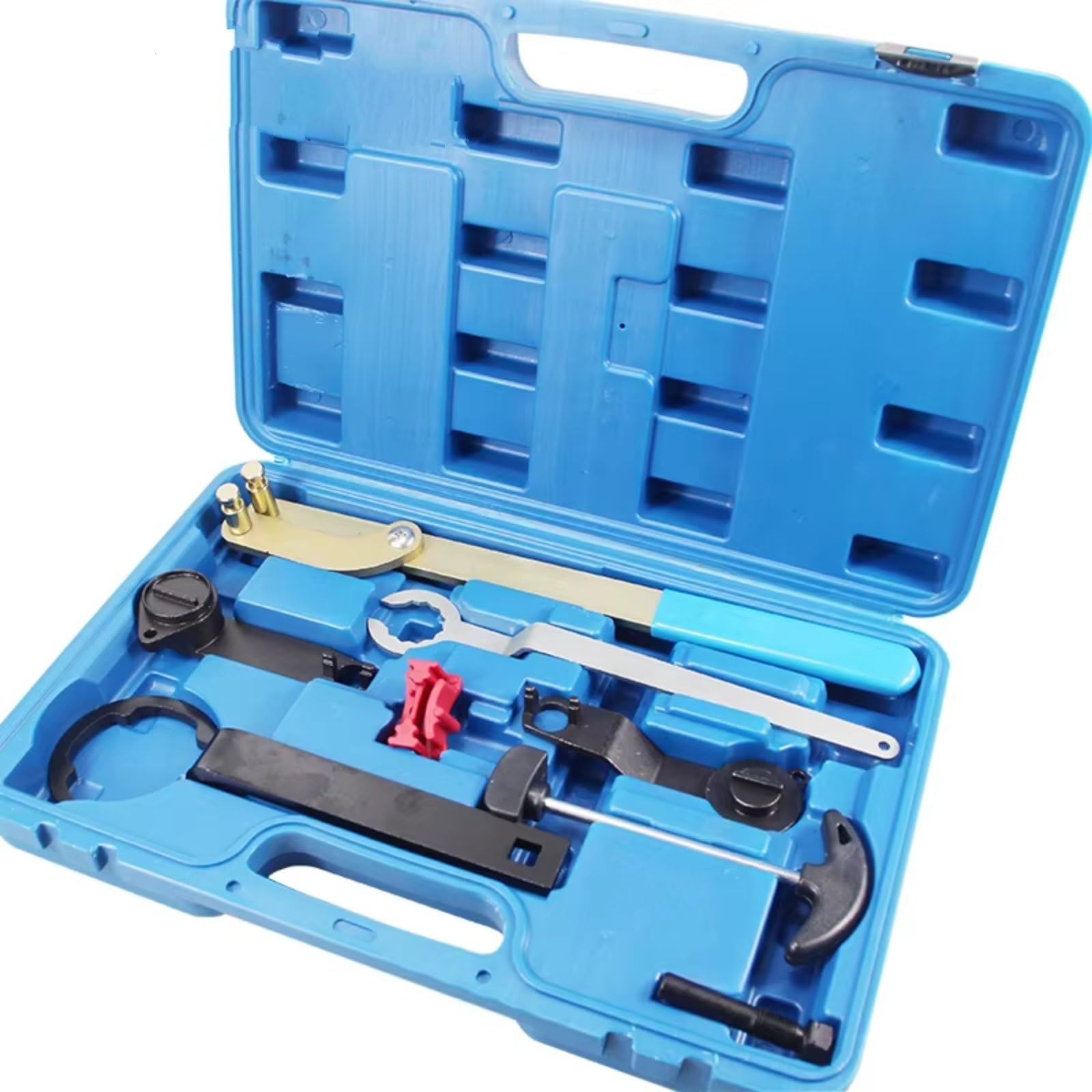 Herramienta tensora Para Seat Para Leon Para Toledo Juego Herramientas Sincronización Motor | Kit de herramientas de ajuste de bloqueo de árboles de levas de sincronización del motor 8 Uds T10172
