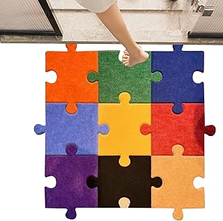 Comprar Baldosas de Suelo Entrelazadas - Alfombra Puzzle de 12 Piezas para Niños | Decoración Creativa para Habitación Guardería Sala de Juegos y Salón