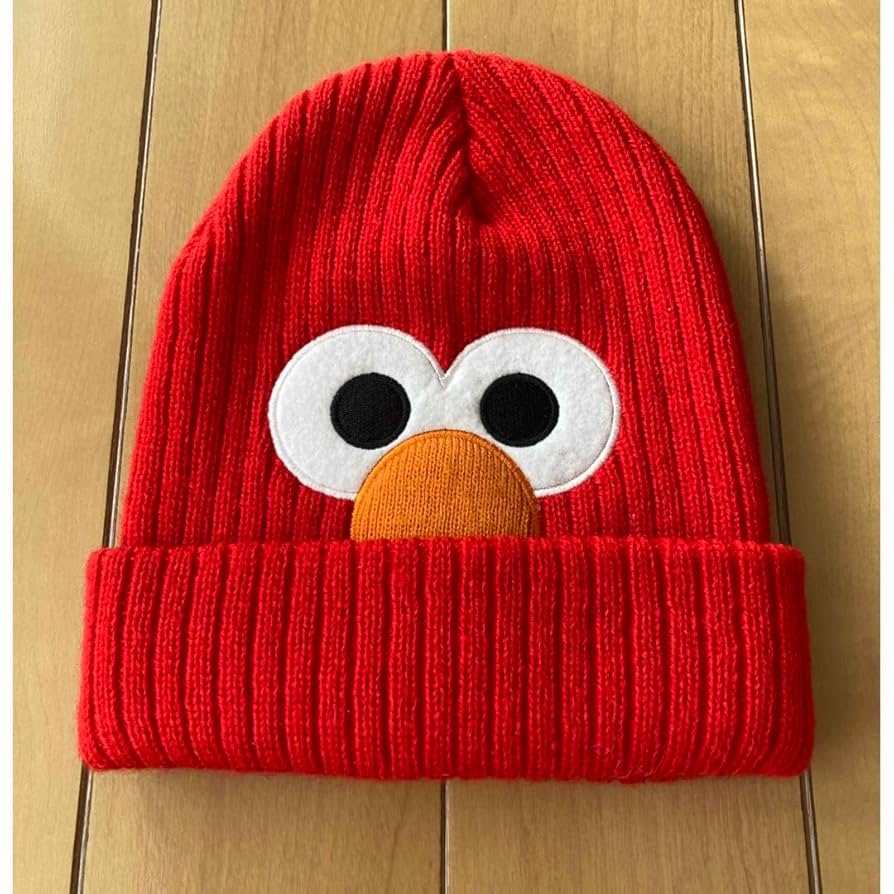 EVISU ニット帽　赤　カモメ EVISU ニット帽 赤 カモメ