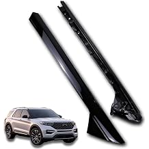 A-Pair Gloss Black A-Pillar Trim Molding 926-450 for Ford Explorer | Compatible With Ford Explorer 2011-2019 Left And Right Side Windshield Pillar Trim With Inner Bracket, Replaces 926-451