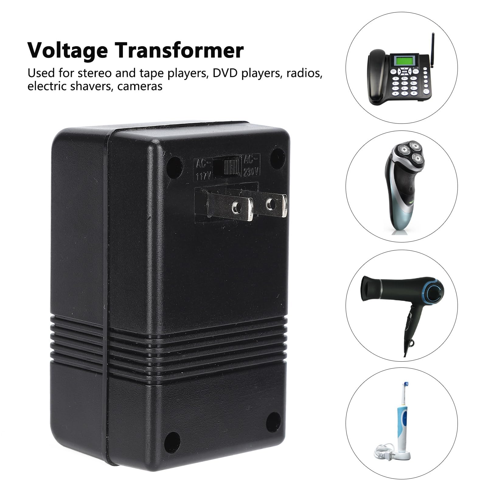 Convertitore di Tensione Convertitore di Potenza CA 100 V-120 V a 220 V-240 V Trasformatore Adattatore di Alimentazione Step Up 100 W