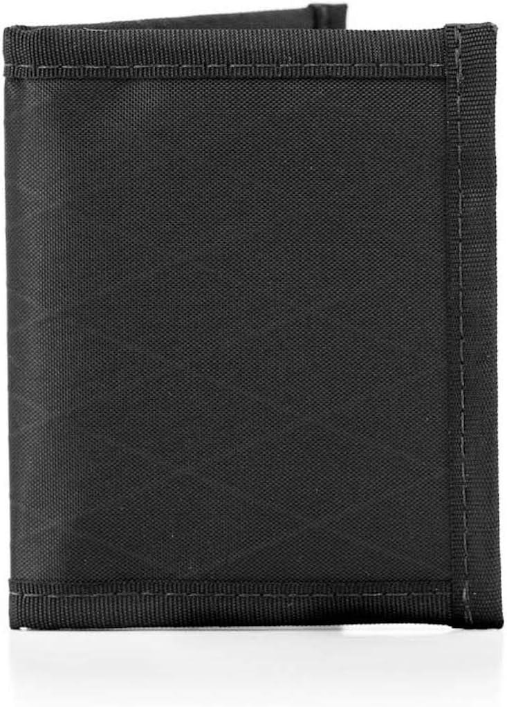 Flowfold RFID Blocking Outlier Bifold Durable Slim Wallet Front Pocket Wallet, Bifold (Black)