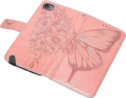 Miniatura 8 de Funda tipo cartera para iPod Touch 7iPod Touch 6iPod Touch 5, con soporte para tarjetas de crédito, para mujeres y hombres, con cierre magnético de