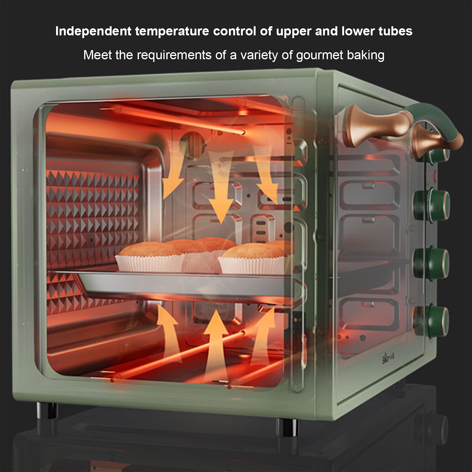 40 L | Forno | elettrico | a convezione | Doppia porta