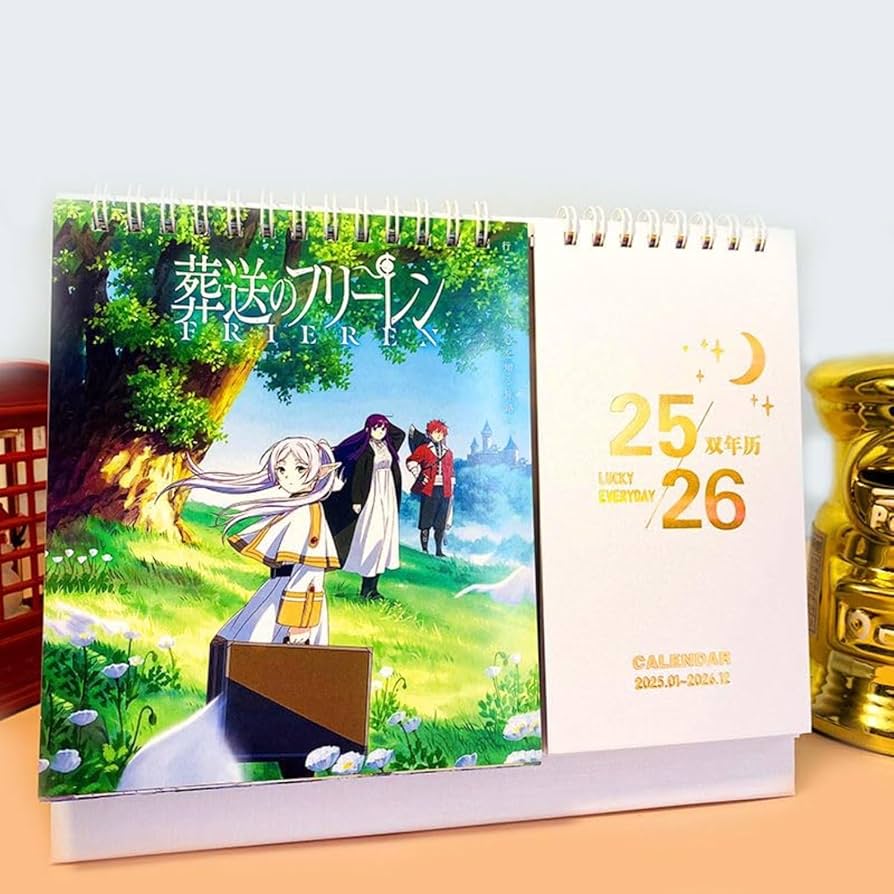 Amazon.co.jp: 葬送のフリーレン カレンダー 2025-2026 両面印刷
