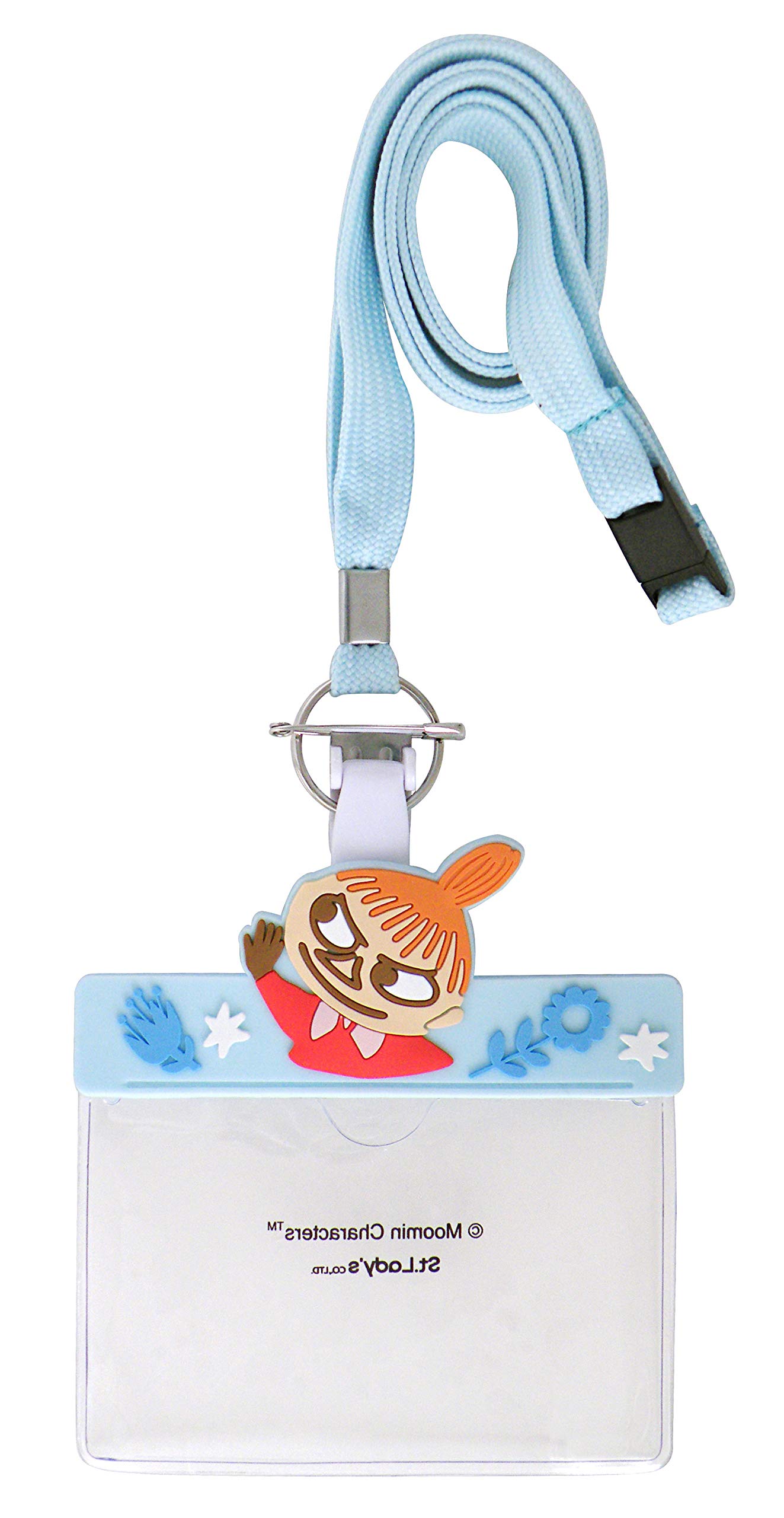 Amazon.co.jp: Moomin Name Holder, Little Mi, Light Blue [ST-ZM0140