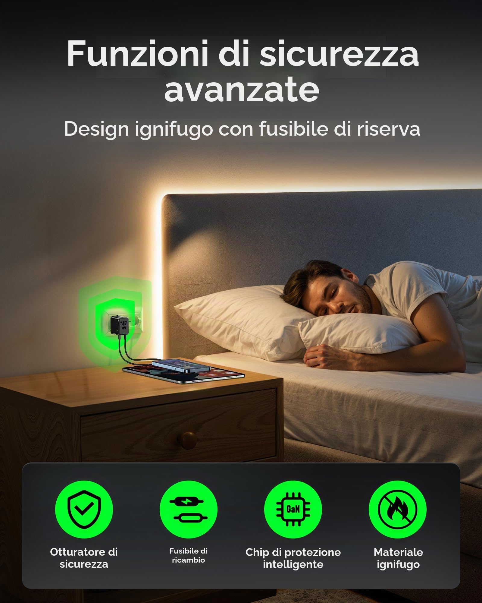 wollz Adattatore da viaggio 75W — immagine 5 di 14
