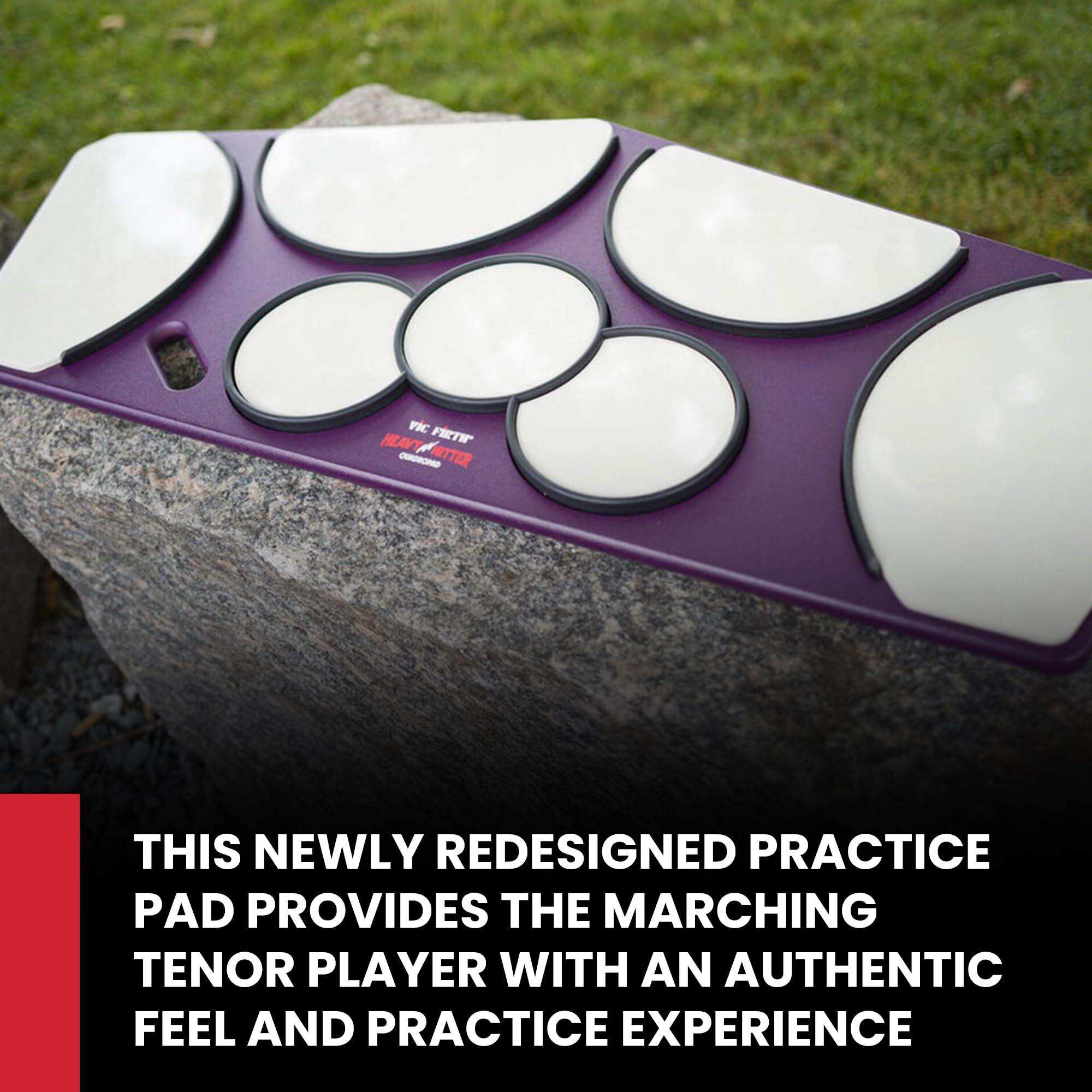 Amazon.com: Vic Firth HHPQSR Heavy Hitter Quadropad Practice Pad