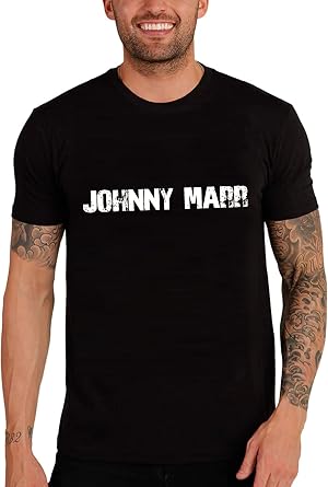 Mens Graphic T-Shirt Johnny MARR Eco-Friendly Limited Edition Short Sleeve Tee-Shirt Vintage Birthday Gift