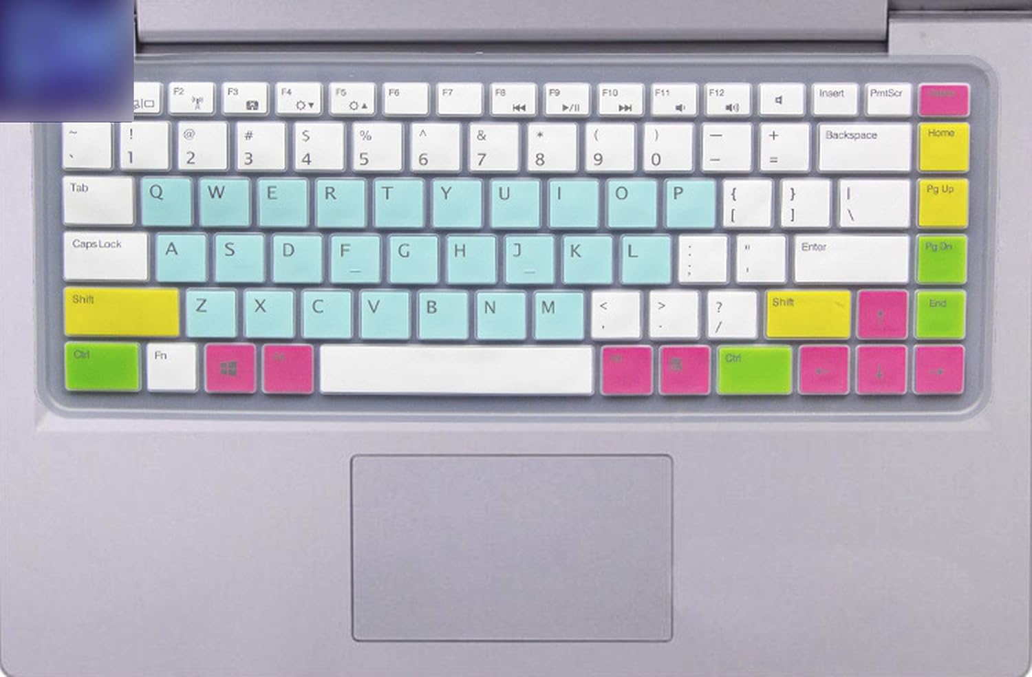 Silicone Keyboard Skin Cover Protector for Teclast F7 Laptop Notebook 14 Inch 2018-black-