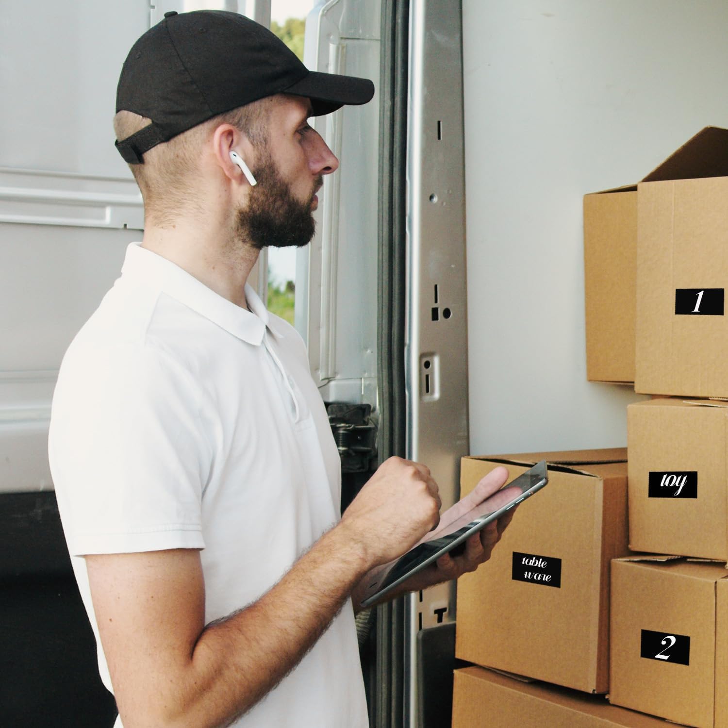 STARLIBOO Colored Labels Stickers 3 x 2 Inch, Rectangle Moving Labels, 250Pcs Removable Square Label Inventory Stickers, Garage Sale Price Stickers, Adhesive Moving Labels for Boxes - Image 6