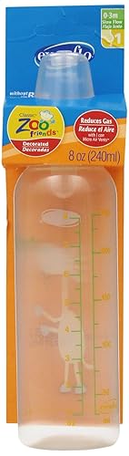 Evenflo Zoo Amigos Botella pegable con estándar pezón 8 onzas