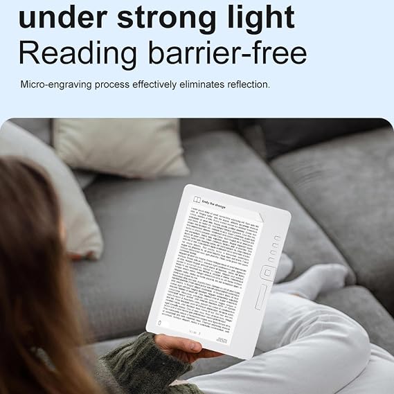 CCYLEZ E Reader 7 Inch Portable TFT LCD, 16:9 Screen E Book Reader with Screen Protector Protective Case Earphones (16G)