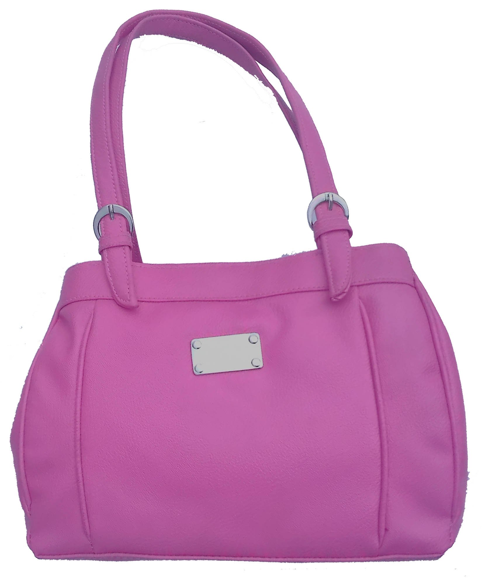 Buy Ananya Joy plus Women's Leather Hand Bag (Hot Sea Pink) at