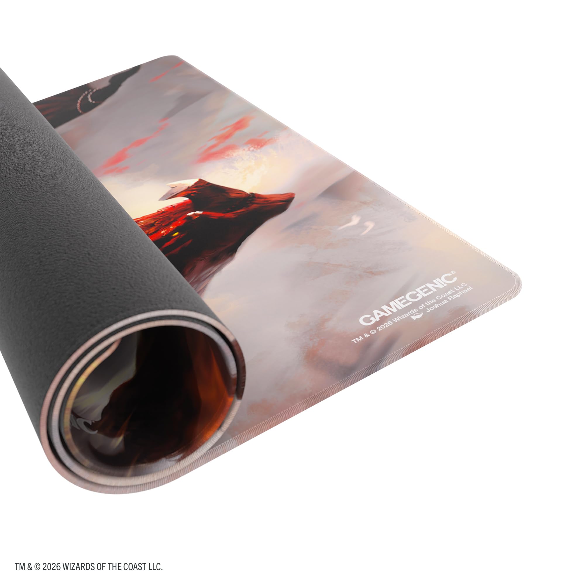 Gamegenic – MTG – Secrets of Strixhaven Shiny Playmat: Lorehold, the Historian – Accessorio da Gioco – Tappeto Stampato a Colori – Multilingue