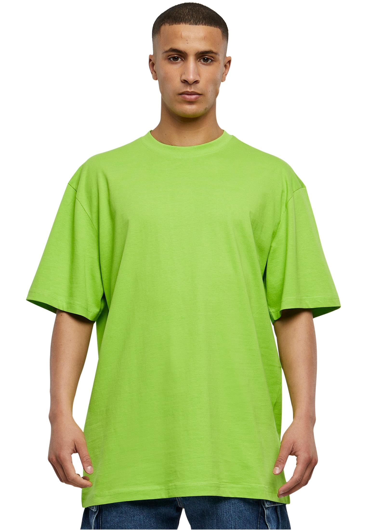 Urban Classics Men's Tb006-Tall Tee T-Shirt, Lime Green, S