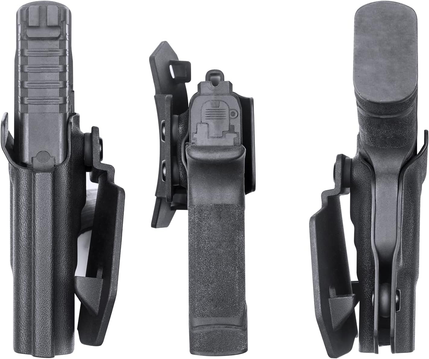 WARRIORLAND OWB Kydex Holster with Optic Cut, Select Fit for Glock 17/19/19X/ 43/43X MOS, No Rail 1911, Hellcat/Hellcat Pro, Taurus G2C/G3C, Shield Plus/EZ, P320/P365/P226 &More, 1.75" Paddle Holster