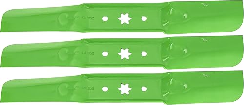 Miniatura 2 de 8TEN LawnRazor Juego de cuchillas de cortacésped para MTD Cub Cadet RZT S54 L54 Troy Bilt 54 pulgadas cubierta 942-05056A 942-05056 (elevación alta)