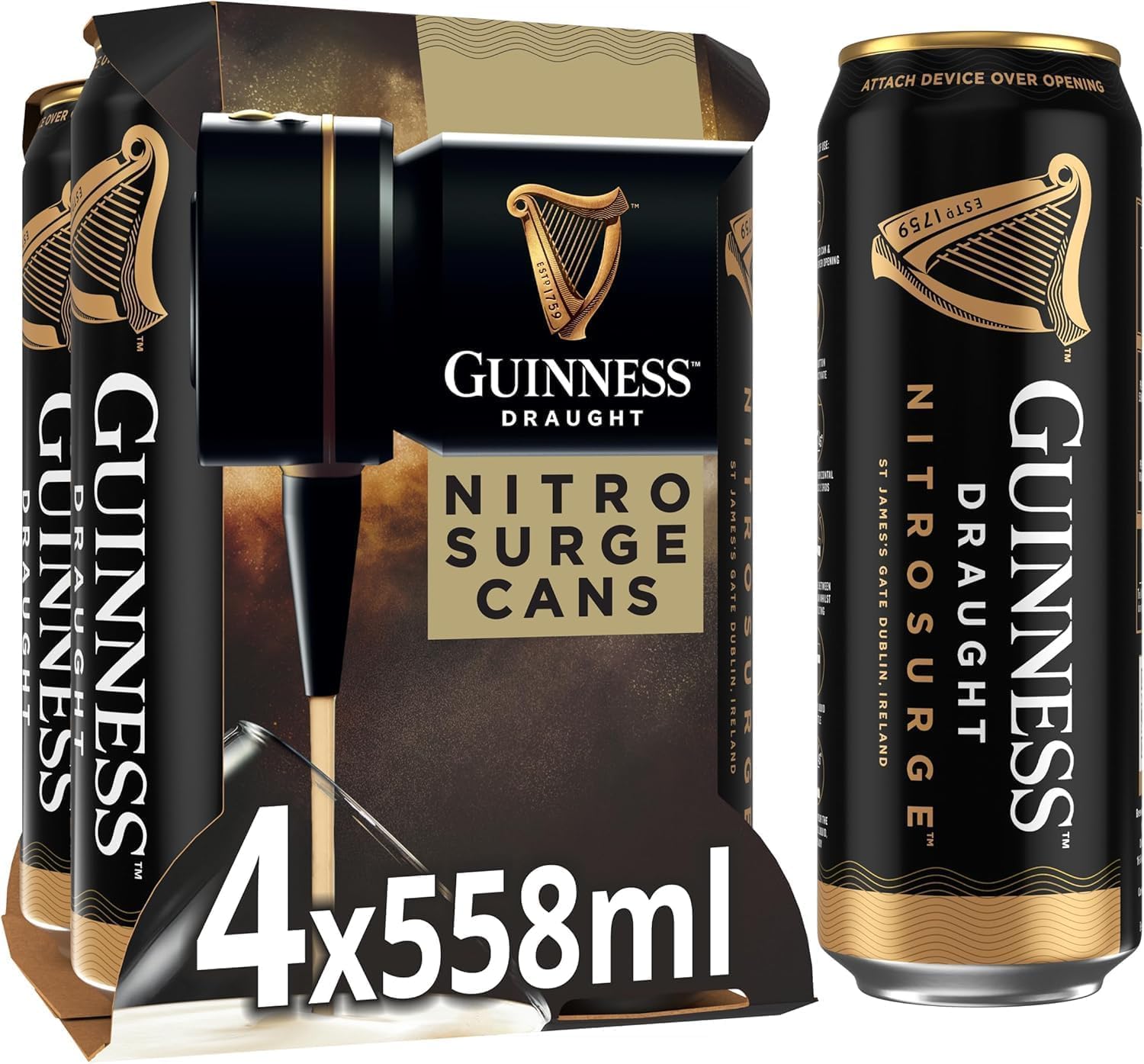 Guinness Draught│Nitrosurge│Stout Beer│Perfect Pub Pour at Hoe│ Rich Guinness Draught│Nitrosurge│Stout Beer│Perfect Pub Pour at Hoe│ Rich