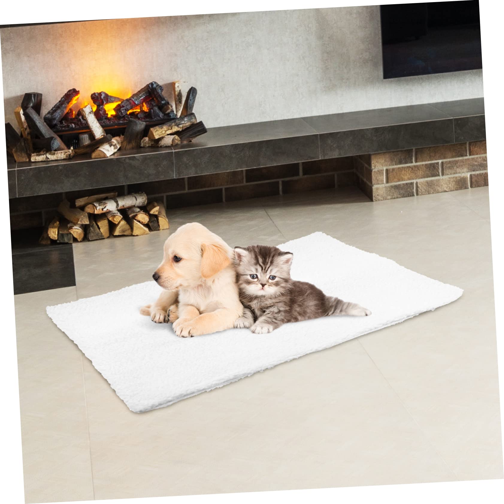 minkissy 8 Camas para Gatos de Interior para Gatos, Mantas de Felpa para sofá, Jaula de Conejo, Almohadilla de autocalentamiento para Mascotas, Cama de Perro, Mantas para Perros, Ropa de Cama de