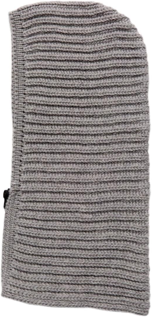 Balaclava - Adult - 100% Merino Wool Thick Knitting Zipper Hood Women/Men Ladies Helmet Knitted hat coif Scarf
