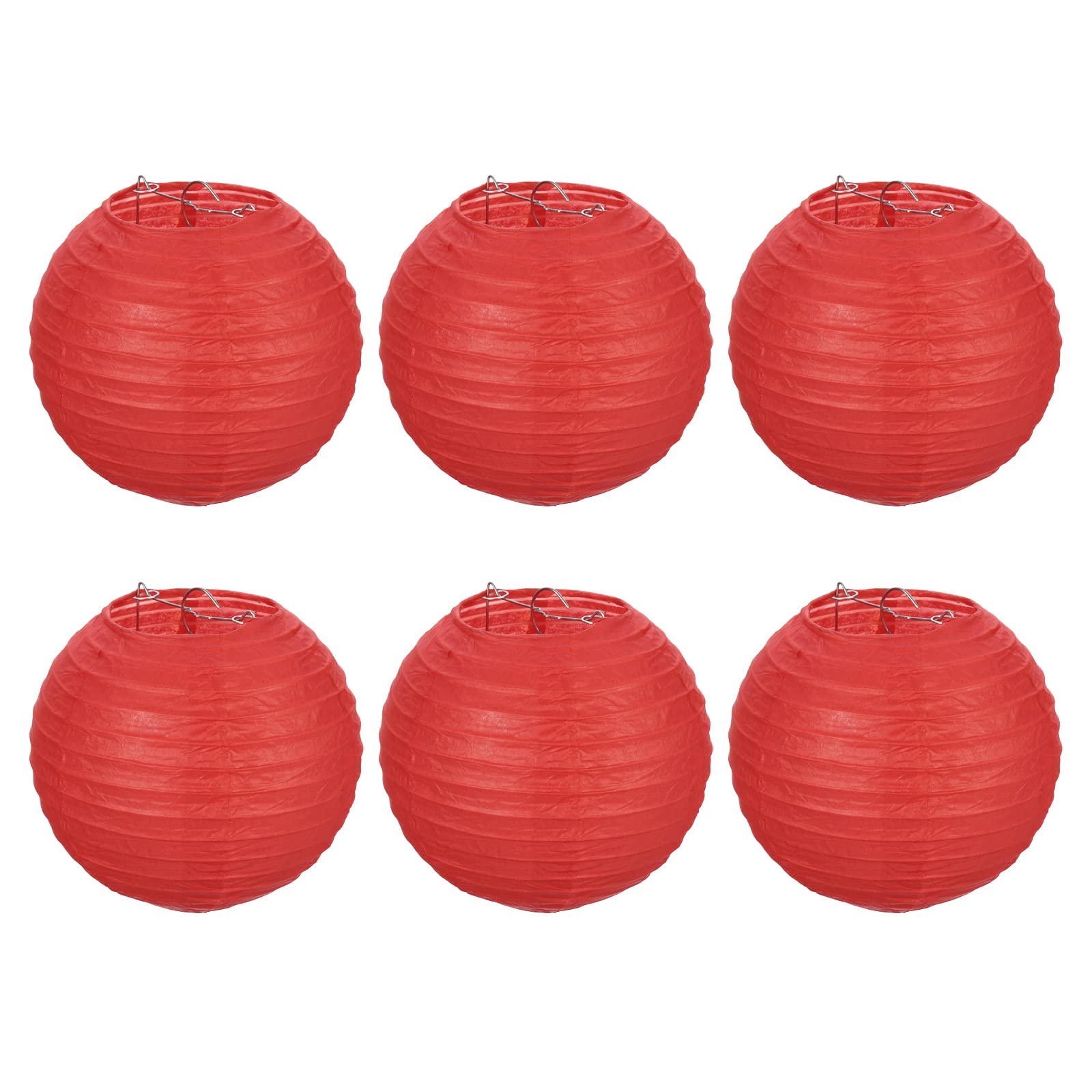 Lanterne en papier pour mariage pas cher Decoration de fete rouge suspendre