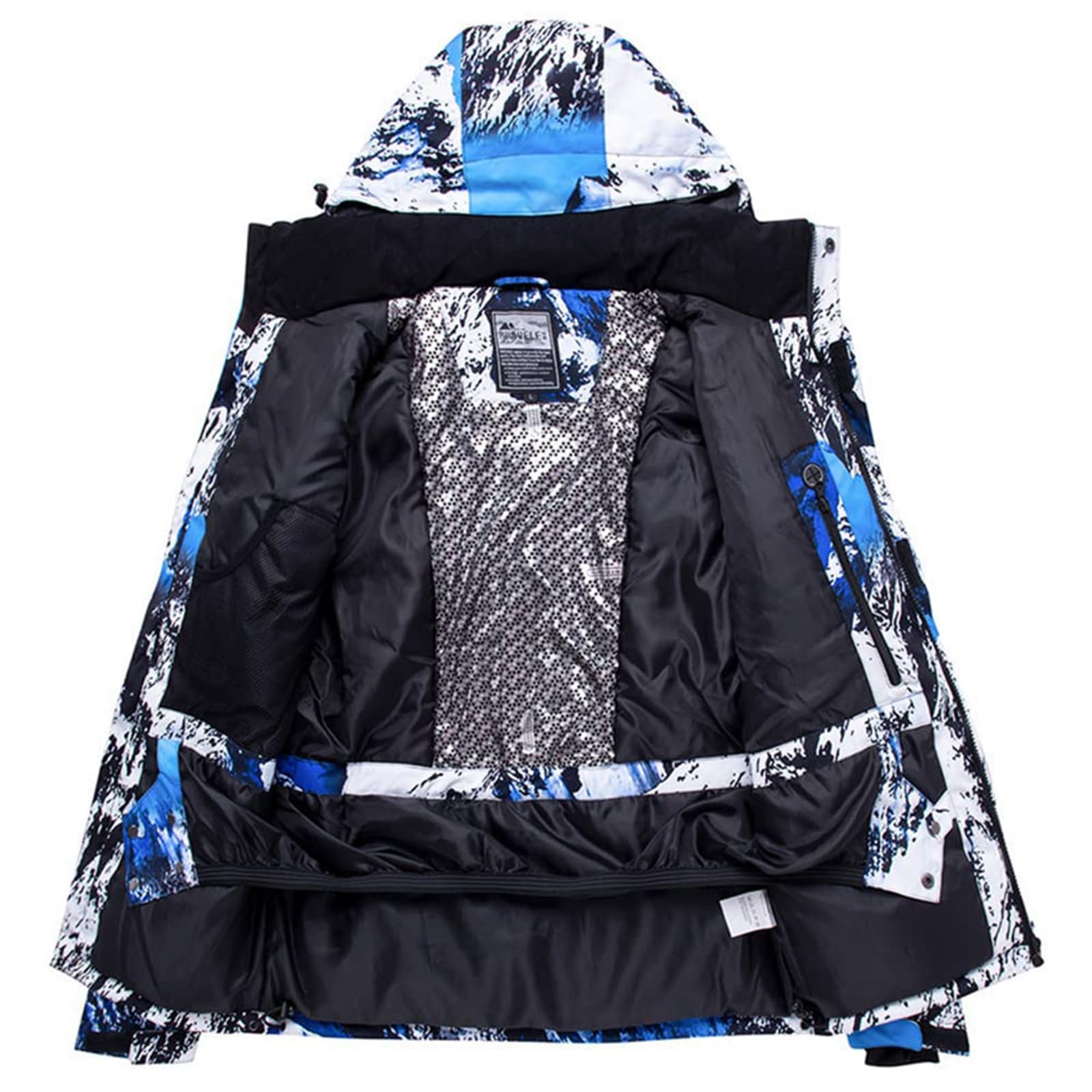 ALSOGO Vêtements de Ski Pour Hommes Vestes de Ski et Pantalons Longs Ensembles Imperméables Vêtements de Ski Vestes de Snowboard Pantalons Vêtements de Ski Pour Hommes