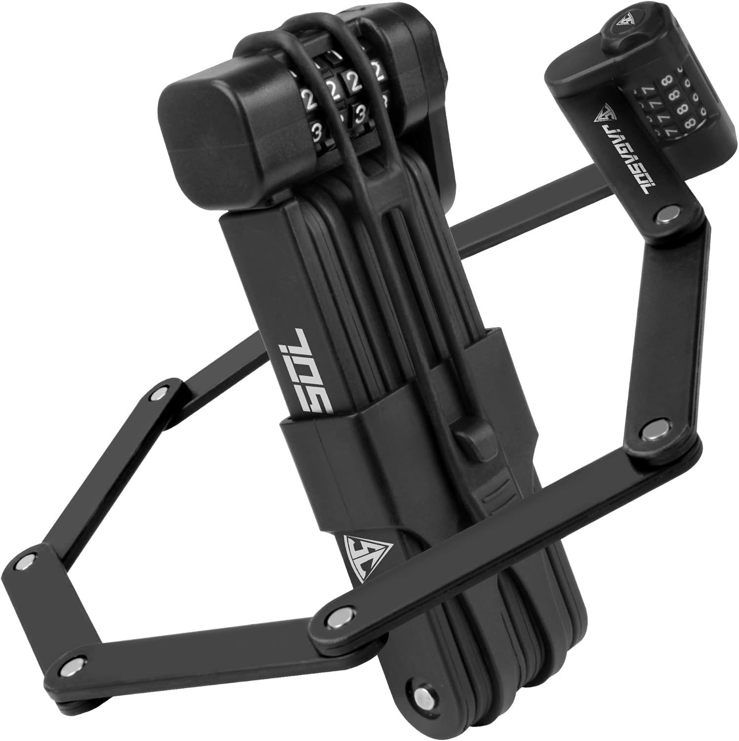 Compact Folding Bike Lock Compact Lightweight High Security Anti-Theft Bicycle Lock 43.31in for Bikes or Scooters