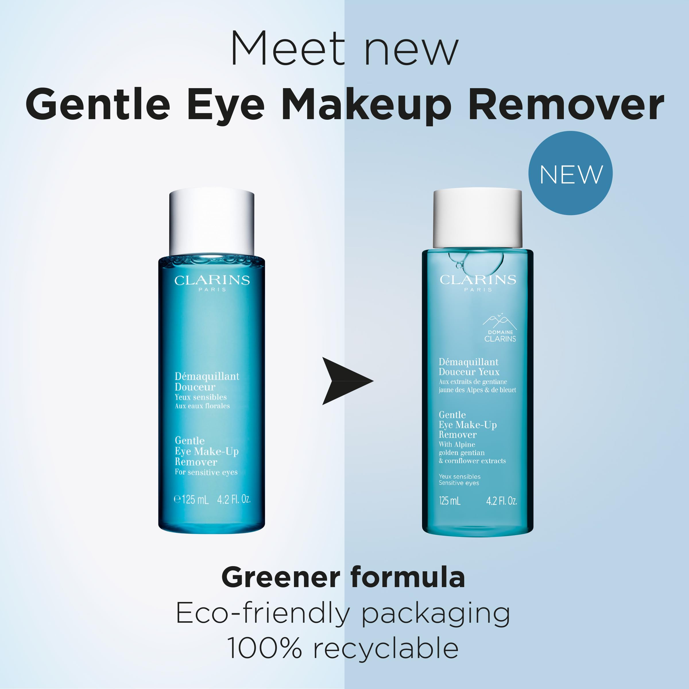 Clarins Gentle Eye Make-Up Remover, Oil-Free