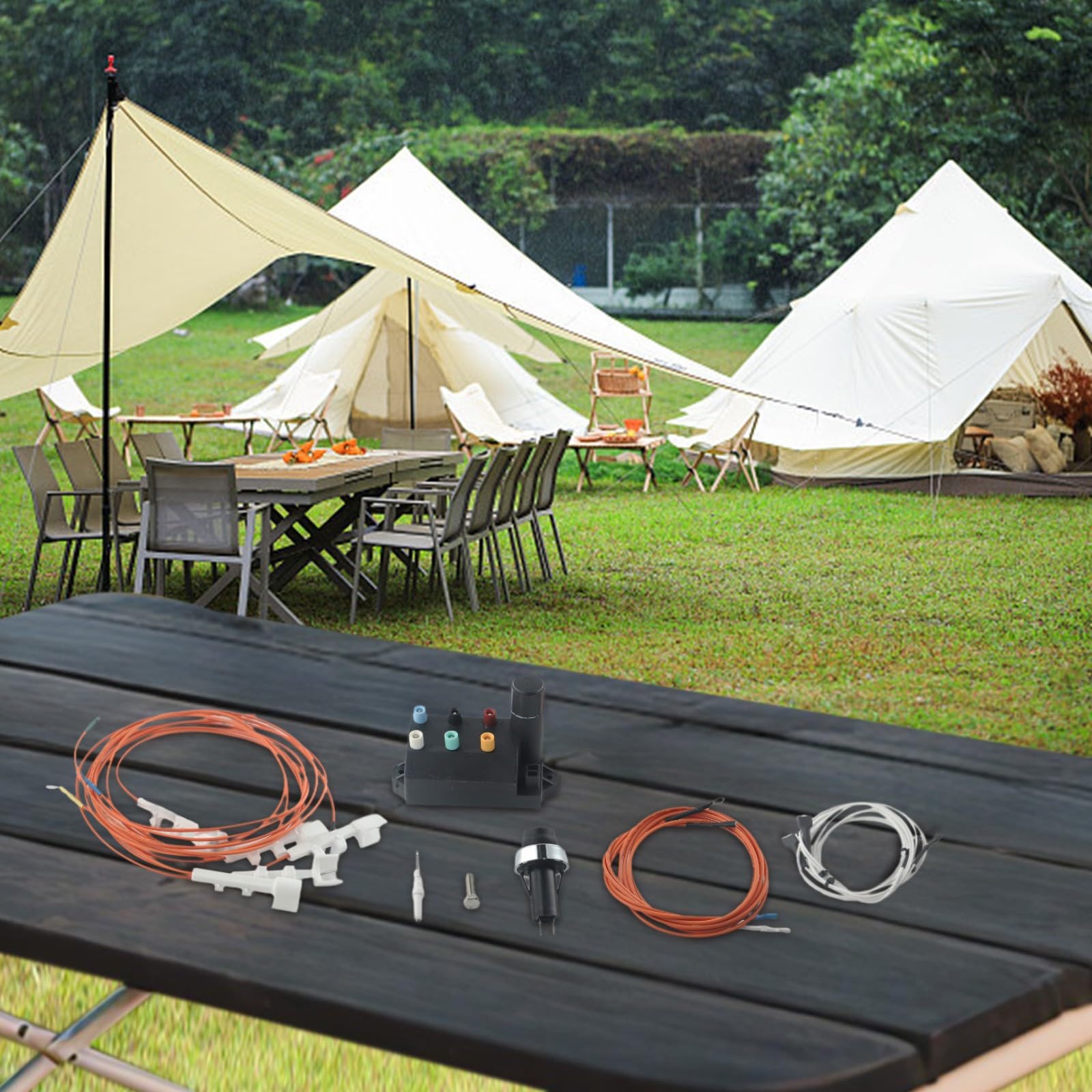 Grill Heizplatte Heavy Duty Einstellbare Porzellan Stahl Hitzeschild Heat Diffusor Heat Deflector Heat Tent Gas BBQ Ersatzteile