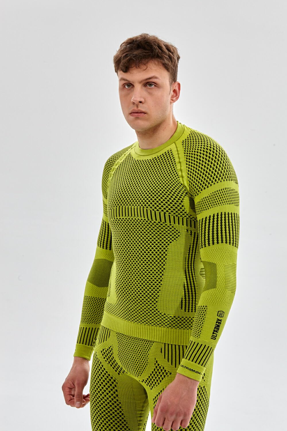 Funktionelle Sportbekleidung Herren Langarm Leichtes Kompressionsshirt