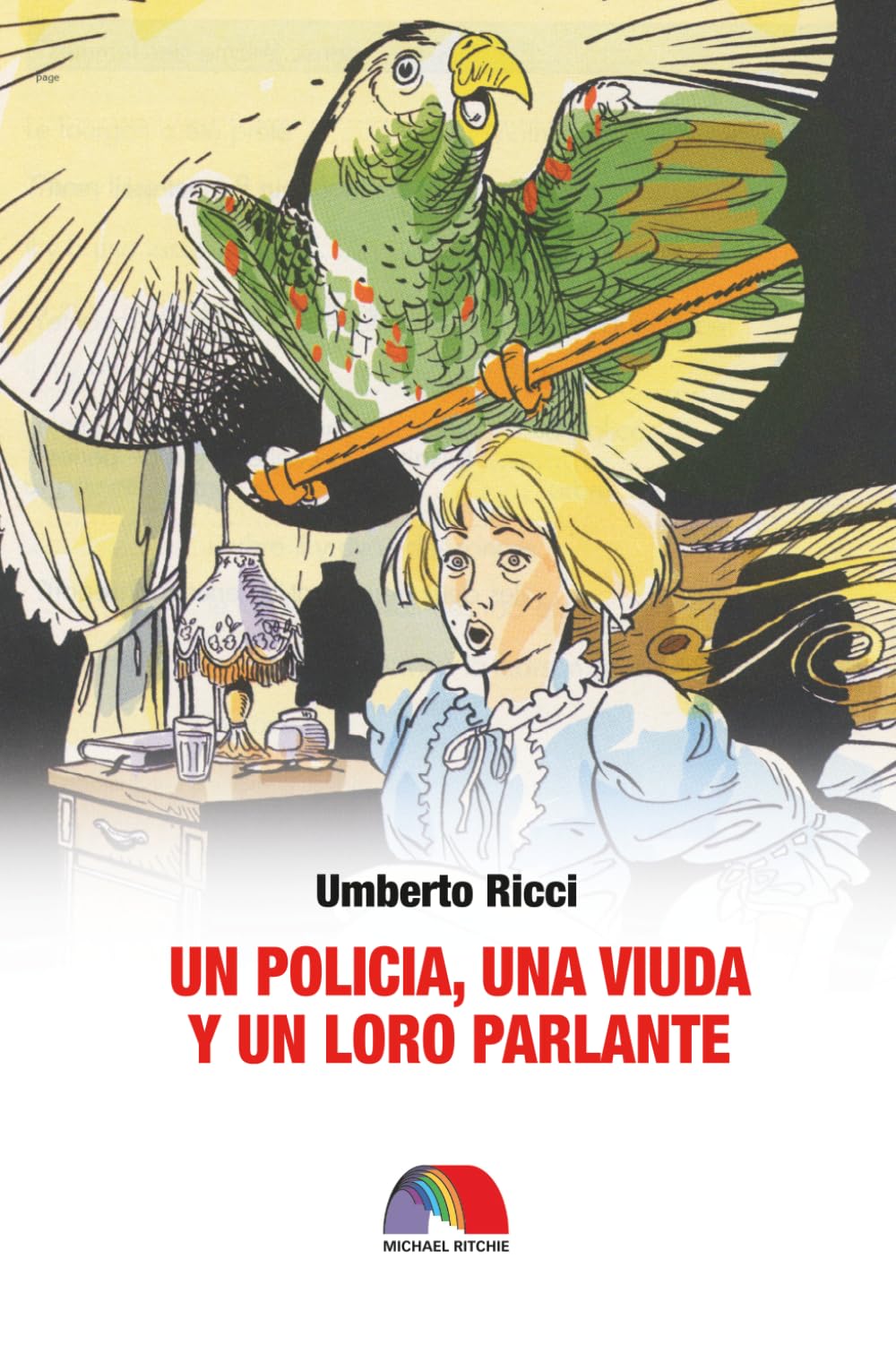 Un policia, una viuda y un loro parlante