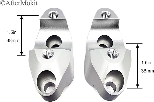 Miniatura 2 de Reemplazo 1 1/8 pulgadas extensión elevador de manillar hacia arriba y hacia atrás abrazaderas extensoras para KTM 690 Duke Enduro R SMC R 1050 1090