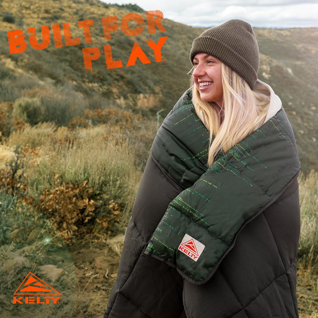 Amazon.com : Kelty | Bestie Blanket Winter Moss Treeline