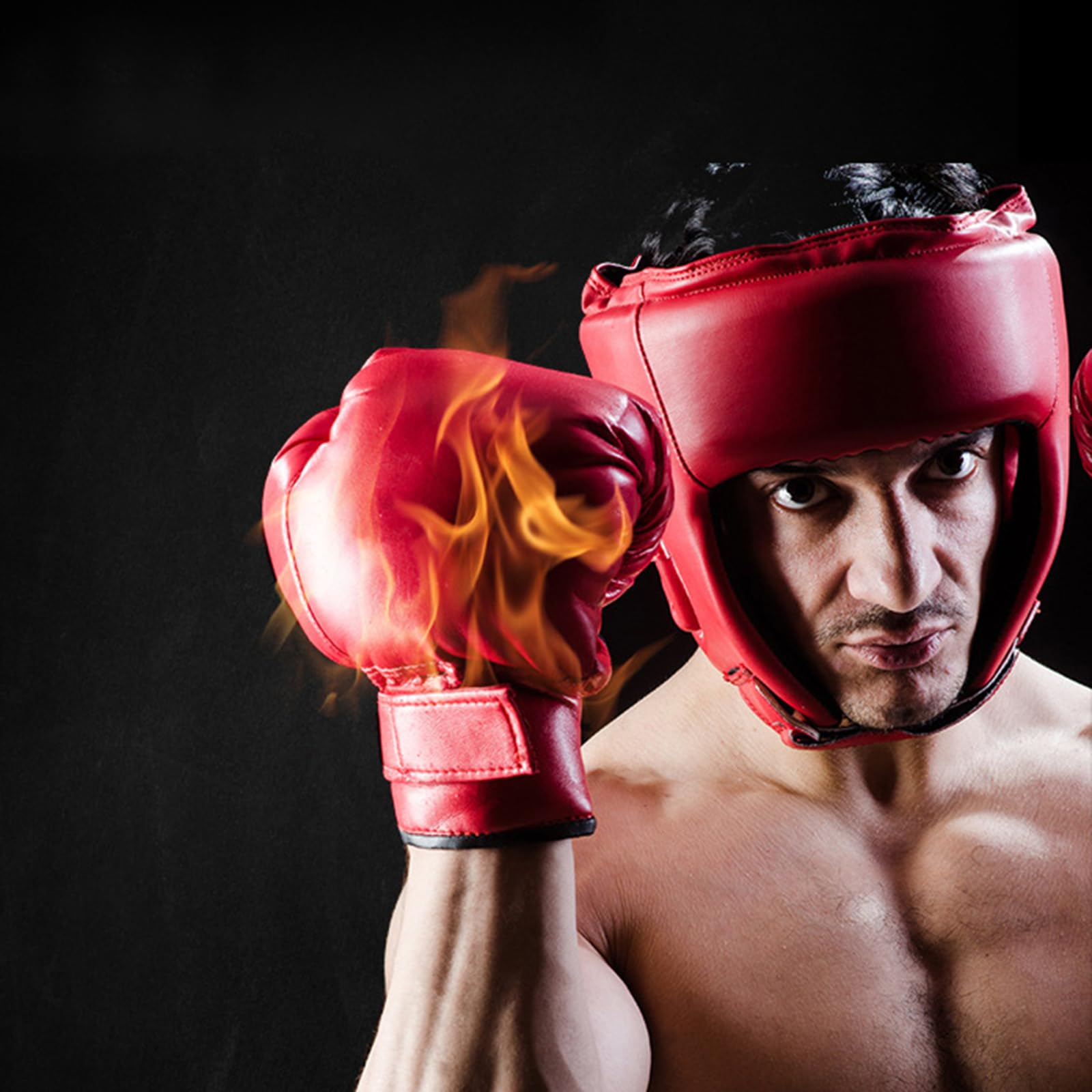 Pugilato Protezione Casco,Caschetto Boxe per Adulti,Casco da Boxe per Arti Marziali,Casco da Boxe Protecion,per Kick Boxing Sparring Muay Thai Arti Marziali Grappling Taekwondo Karate