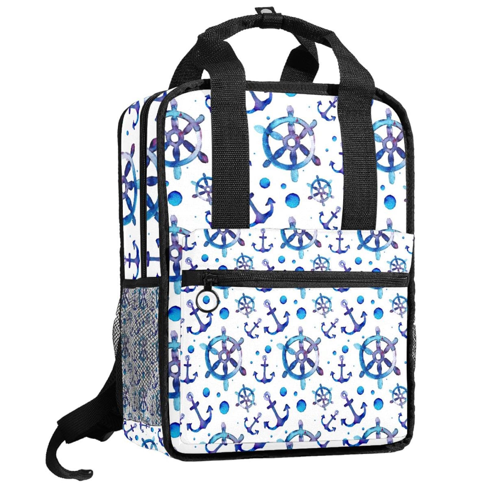 Sac à dos pour garçons bleu multicolore enfant avec sangle réglable - 8