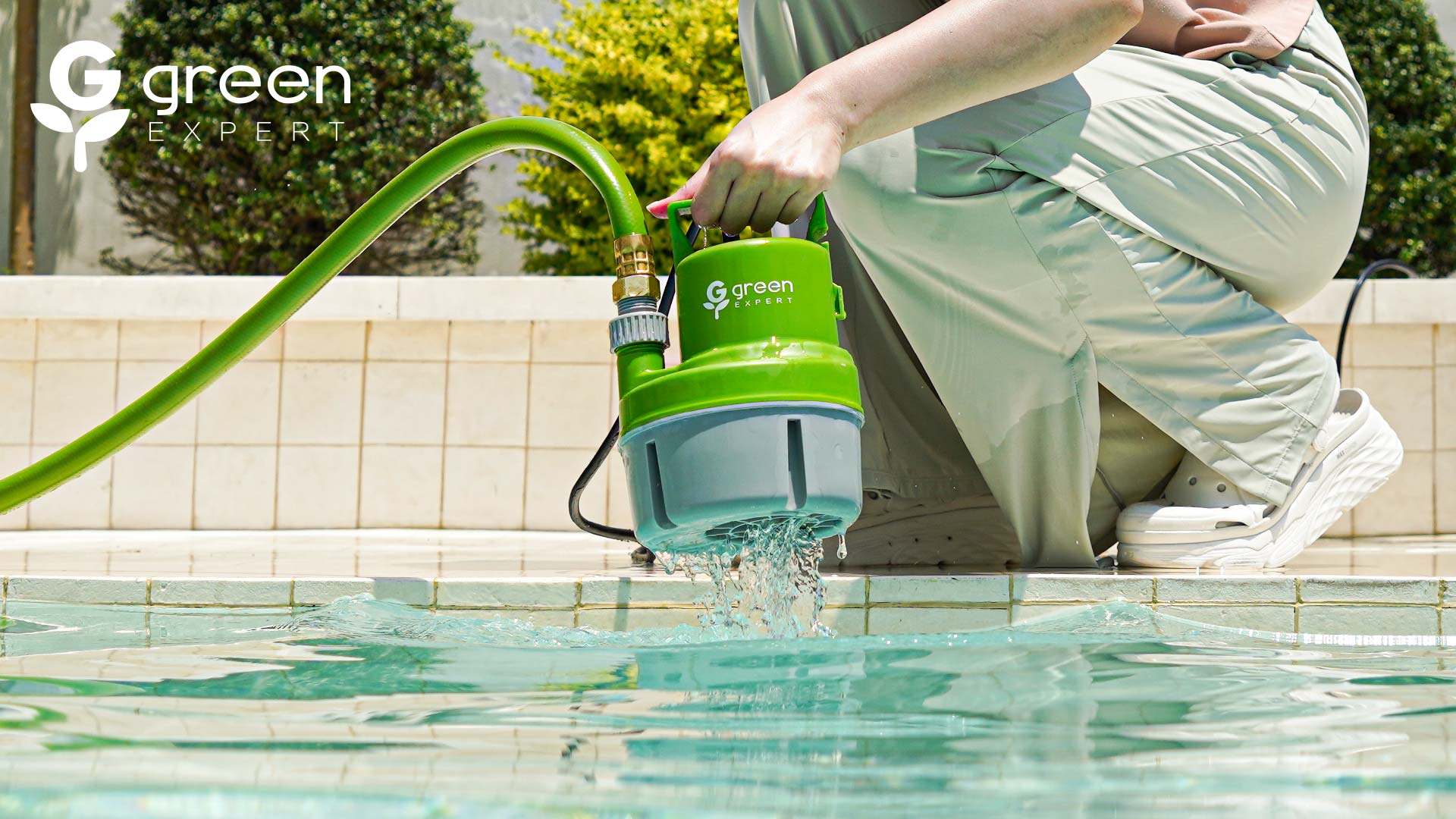 Green Expert 1/6HP Submersible Utility Pump with Full Corrosion
