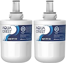 2 x AQUACREST DA29-00003G Water Filter, Replacement for Samsung® Aqua Pure Plus DA29-00003G, DA29-00003B, DA29-00003A, DA97-06317A, DA61-00159A, HAFCU1/XAA, HAFIN2/EXP, APP100. WSS-1, WF289 (2)